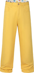 Men's Non-Stretch Loose Fit Wide-Leg Baggy Jeans Pants - Timeless 97%