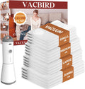 Vacuum Seal Bags for Clothing 16 Pack - Space Saving Travel Set