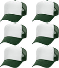 Polyester Foam Front Trucker Hat - High Crown Mesh Back, Bulk Pack