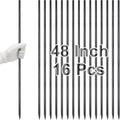 VVOKGO Rebar Stakes 48 in 16-Pack - Heavy Duty Ground Anchors