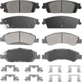 Front Ceramic & Rear Semi-Metallic Brake Pads for Silverado/Tahoe