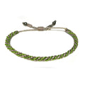 Gray Green Sailor Rope Bracelet for Men and Women - Adjustable