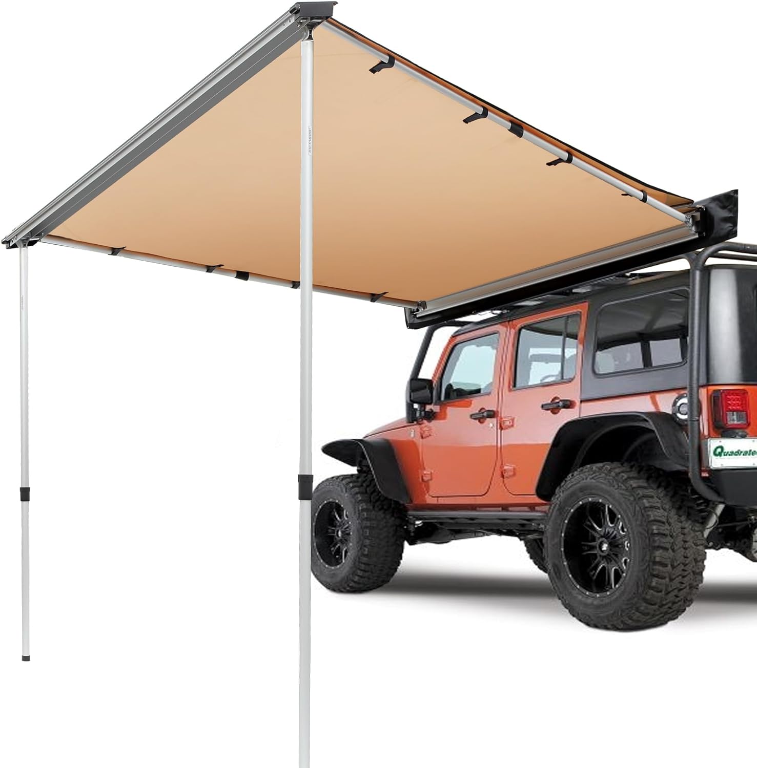 VEVOR 4.6'x6.6' Retractable SUV Awning - UV50+ Protection!