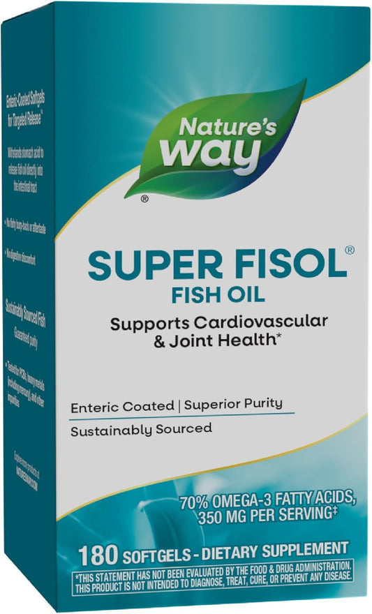 Nature's Way Super Fisol Fish Oil for Heart and Joint Health