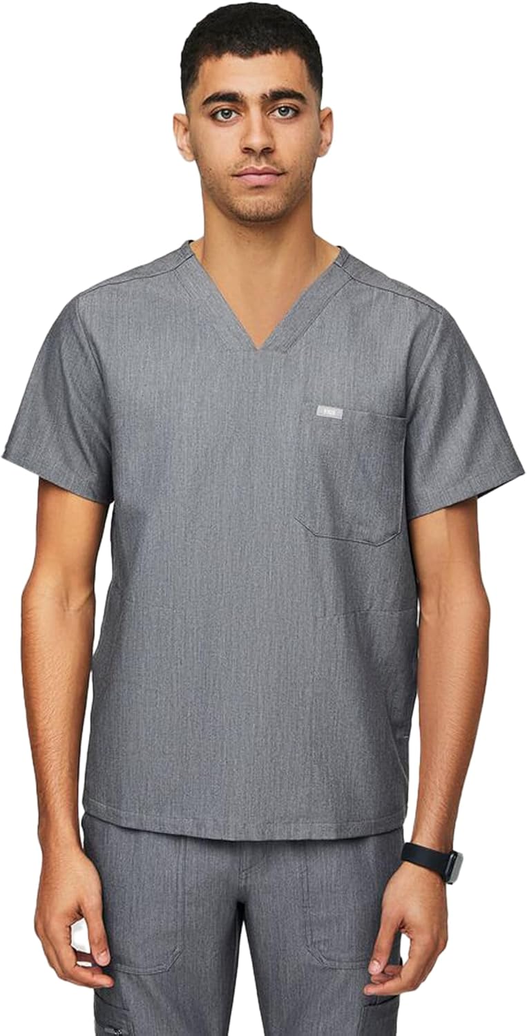 FIGS Chisec Scrub Top for Men - Comfort, Style, and Function