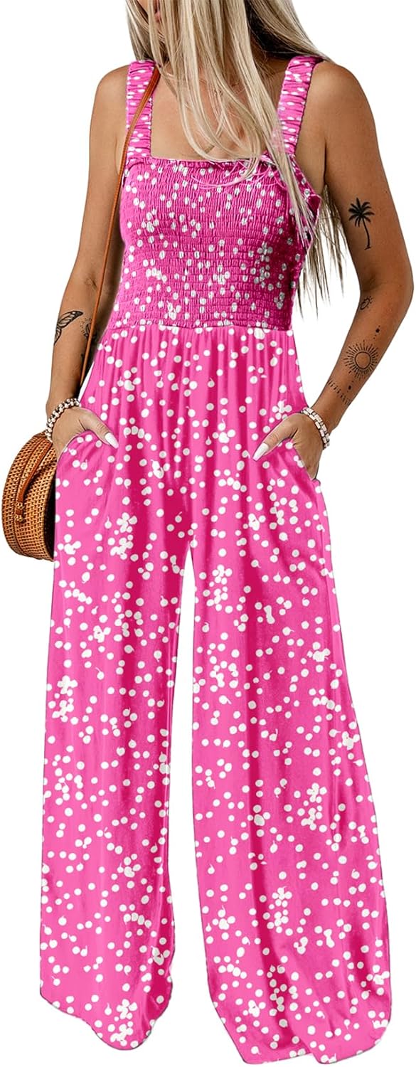 Dokotoo Women's Casual Loose Overalls Jumpsuits for Summer Fun