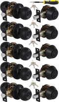 All Keyed Same Entry Door Knob and Deadbolt Combo Set - Matte Black
