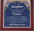To My Beautiful Daughter Necklace from Mom & Dad - Sentimental Gift