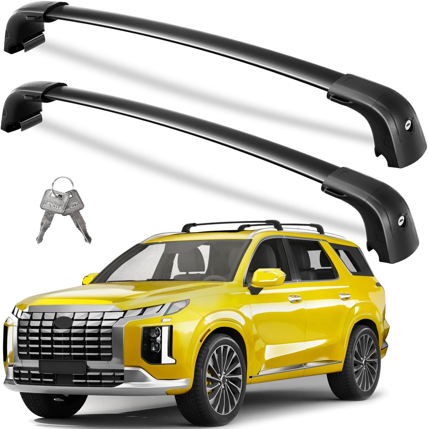 Lockable Roof Rack Cross Bars for Hyundai Palisade 2019-2025
