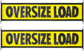 Oversize Load Sign Banner 18 in x 84 in - High Visibility Warning