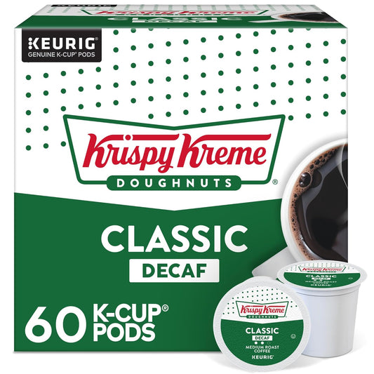 Krispy Kreme Classic Decaf K-Cup Pods for Perfect Coffee