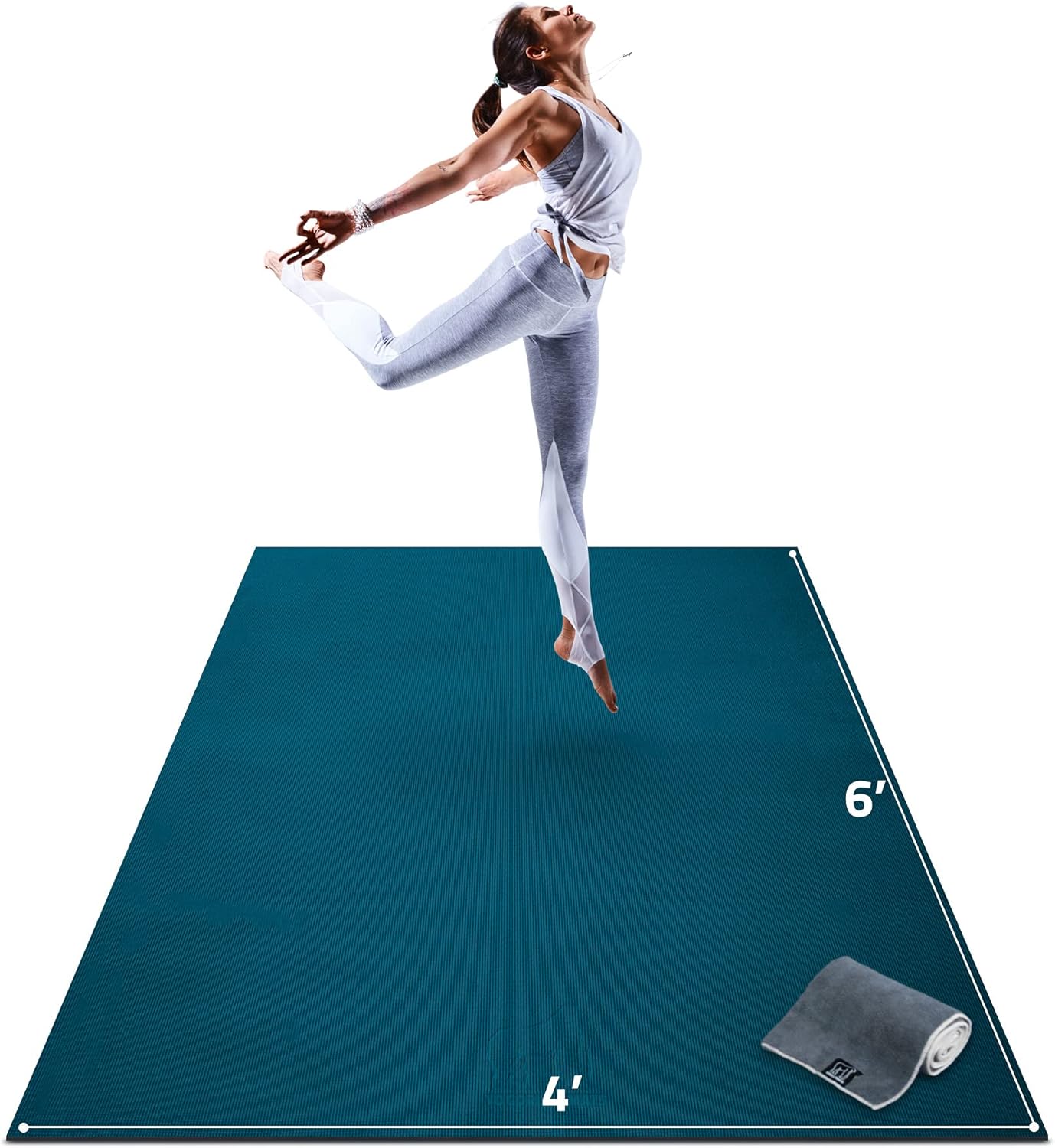 Extra Thick Non-Slip Yoga Mat by Gorilla Mats