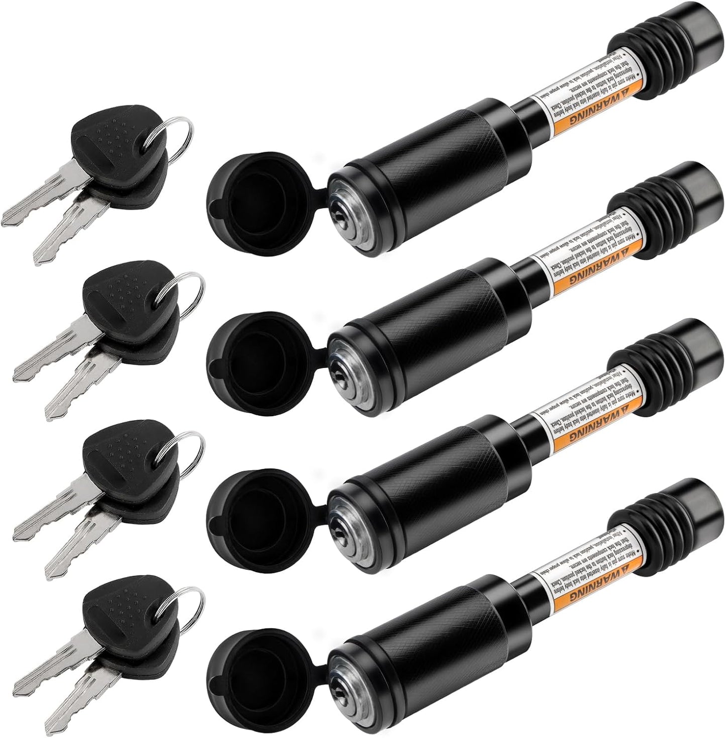 Trailer Hitch Locks with 5/8 Pin for Class III IV Receivers