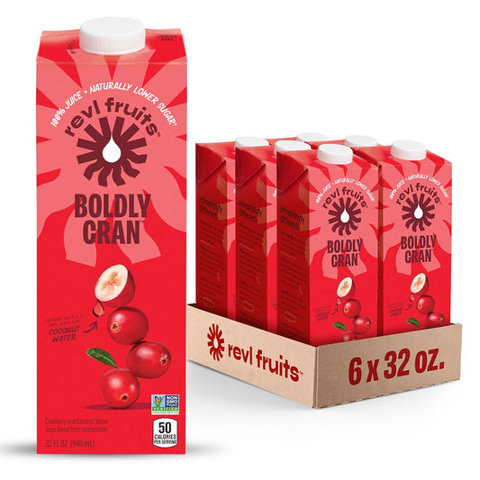 Revl Fruits Boldly Cran Cranberry Juice - 100% Juice, No Sugar