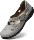 Women Casual Loafers Slip On Leather Driving Moccasins - Comfortable