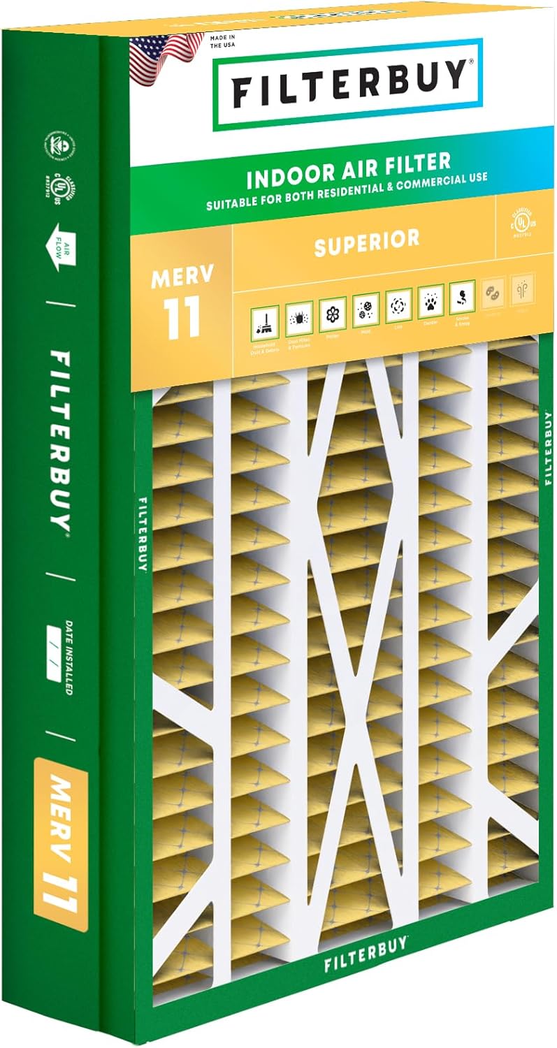14.5x27x5 Air Filter for Superior Pet & Allergy Defense