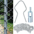 T Post Clips Kits 500 Pack with Drill Chuck - Heavy Duty Fence Ties