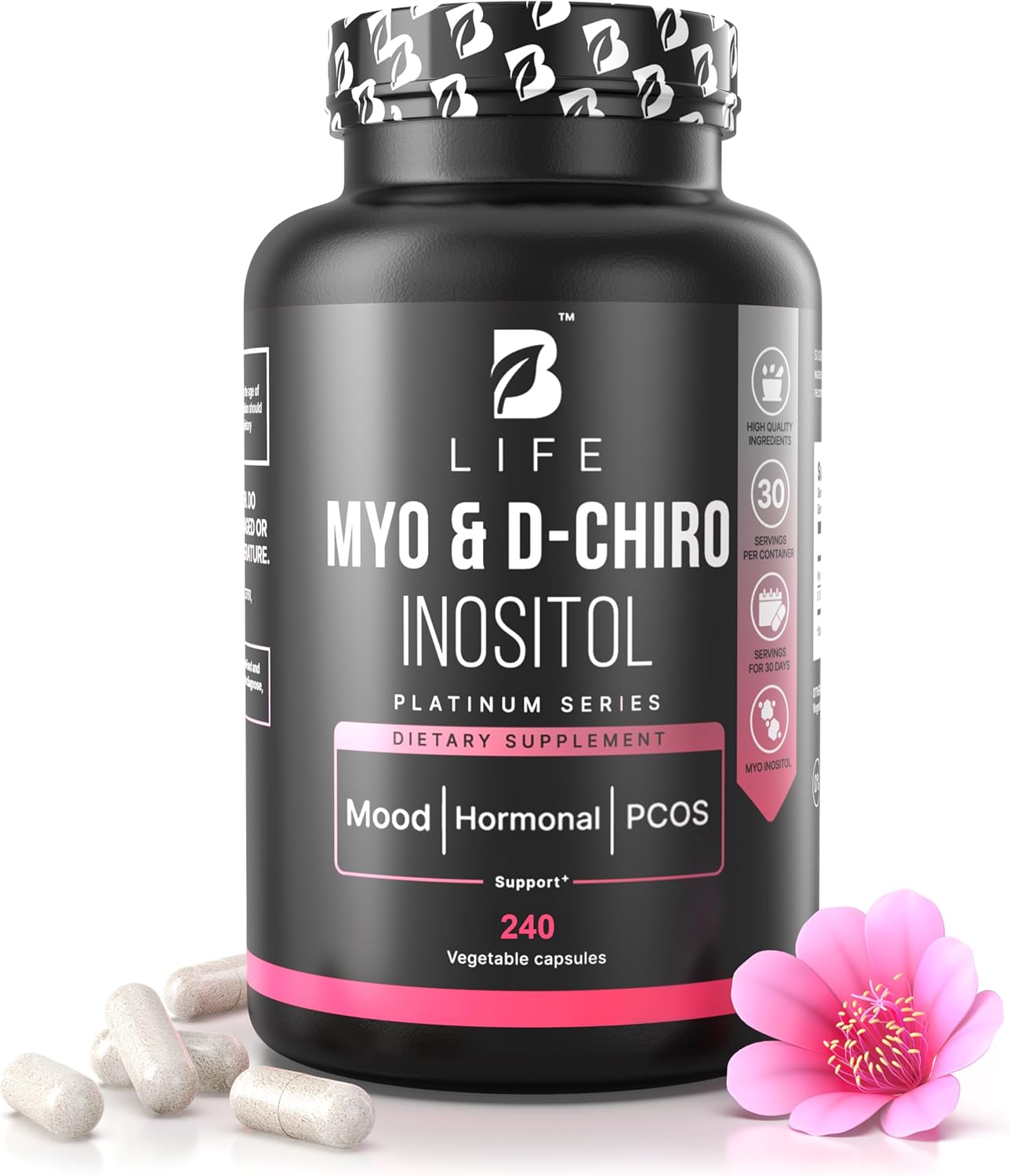 Myo-Inositol & D-Chiro 40:1 Supplement for Women's Health