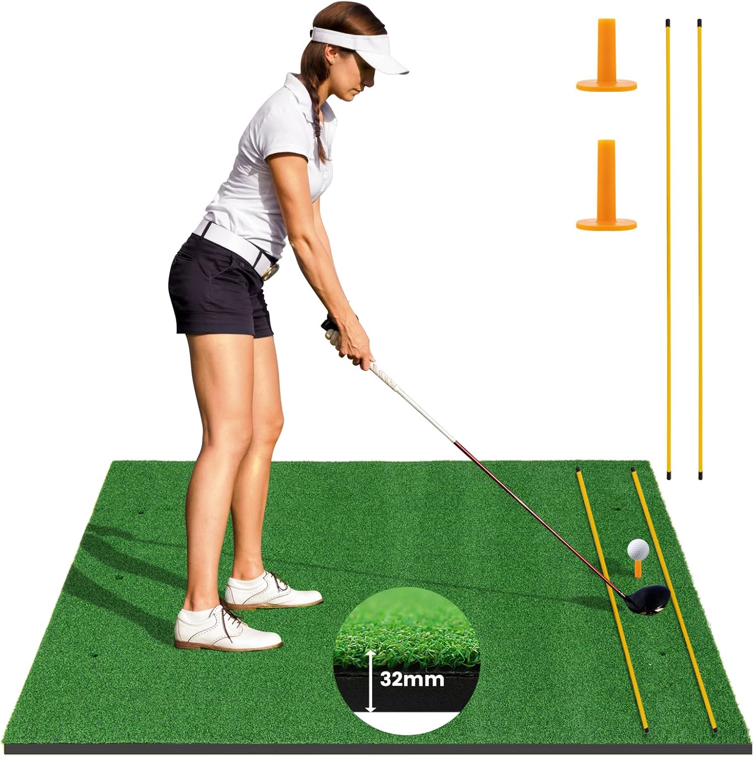 Portable Golf Practice Mat for Indoor/Outdoor Use