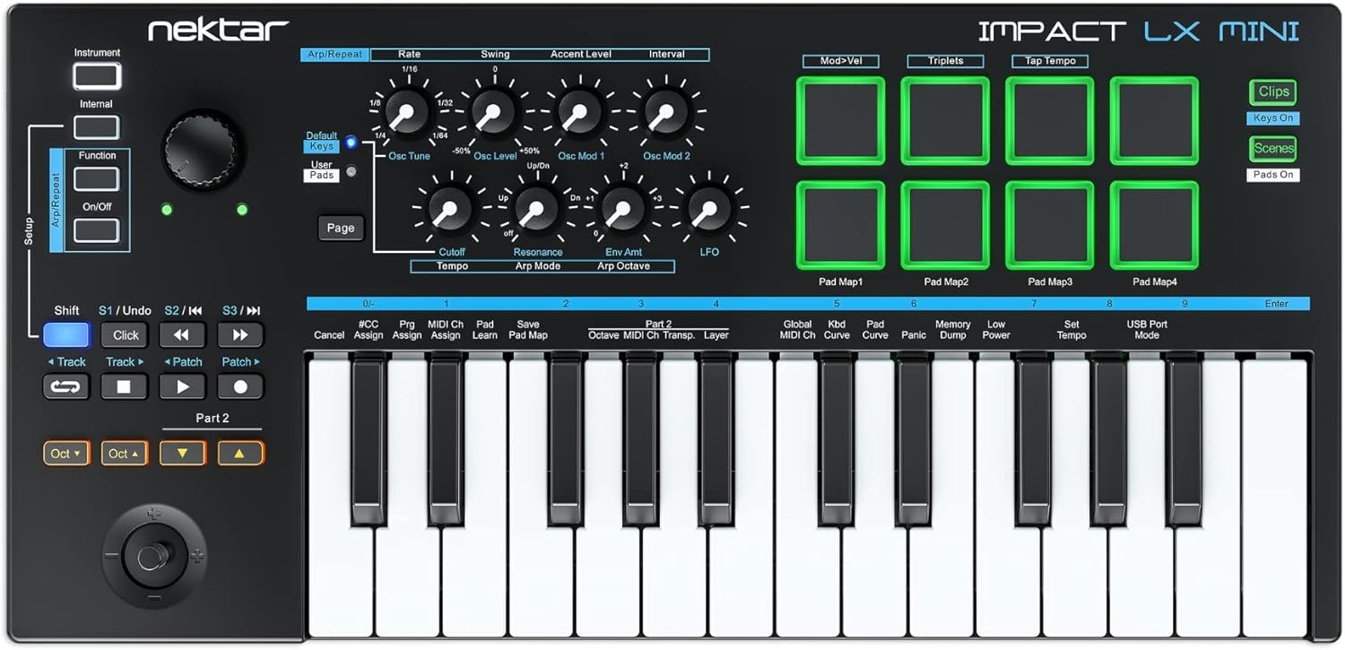 Nektar Impact LX Mini - Enhanced Midi Control