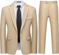 Men's WULFUL Slim Fit Suit Set for Formal Occasions and Meetings