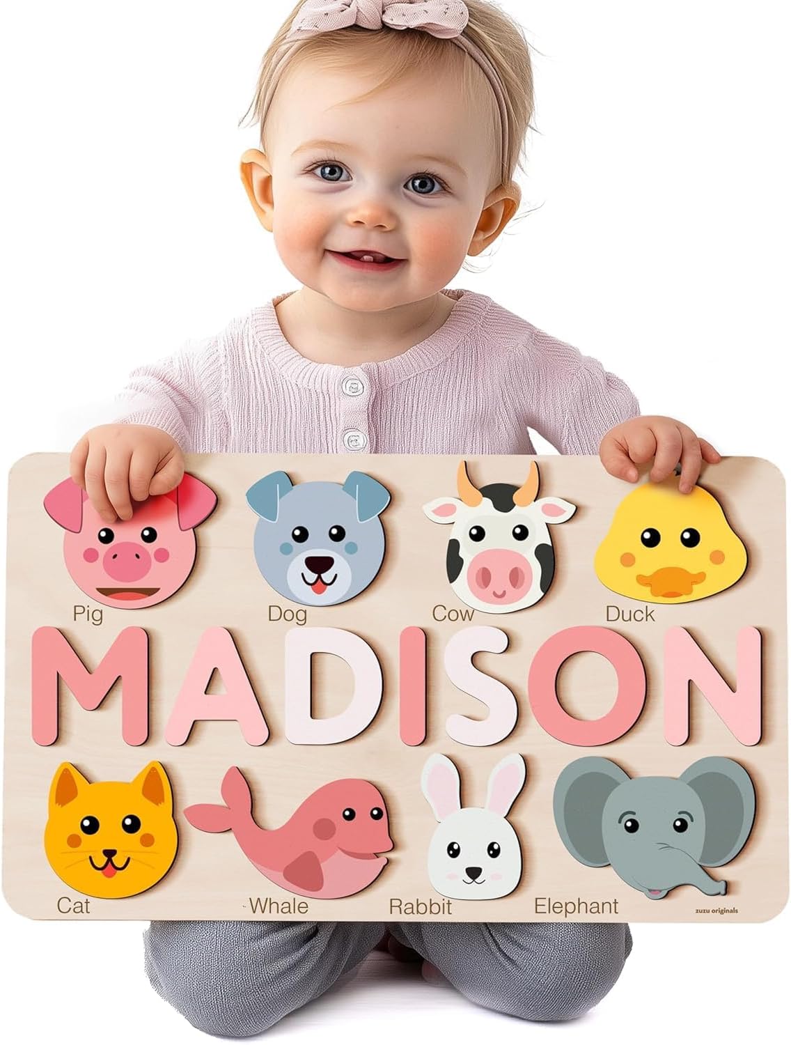 Personalize Name Puzzle for Toddler - Unique Baby Gift Idea