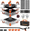 Heavy Duty Furniture Dolly 5 Wheels with Removable Side Guards