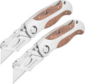 Sheffield Premium Lock Back Utility Knife 2 Pack - Durable Everyday