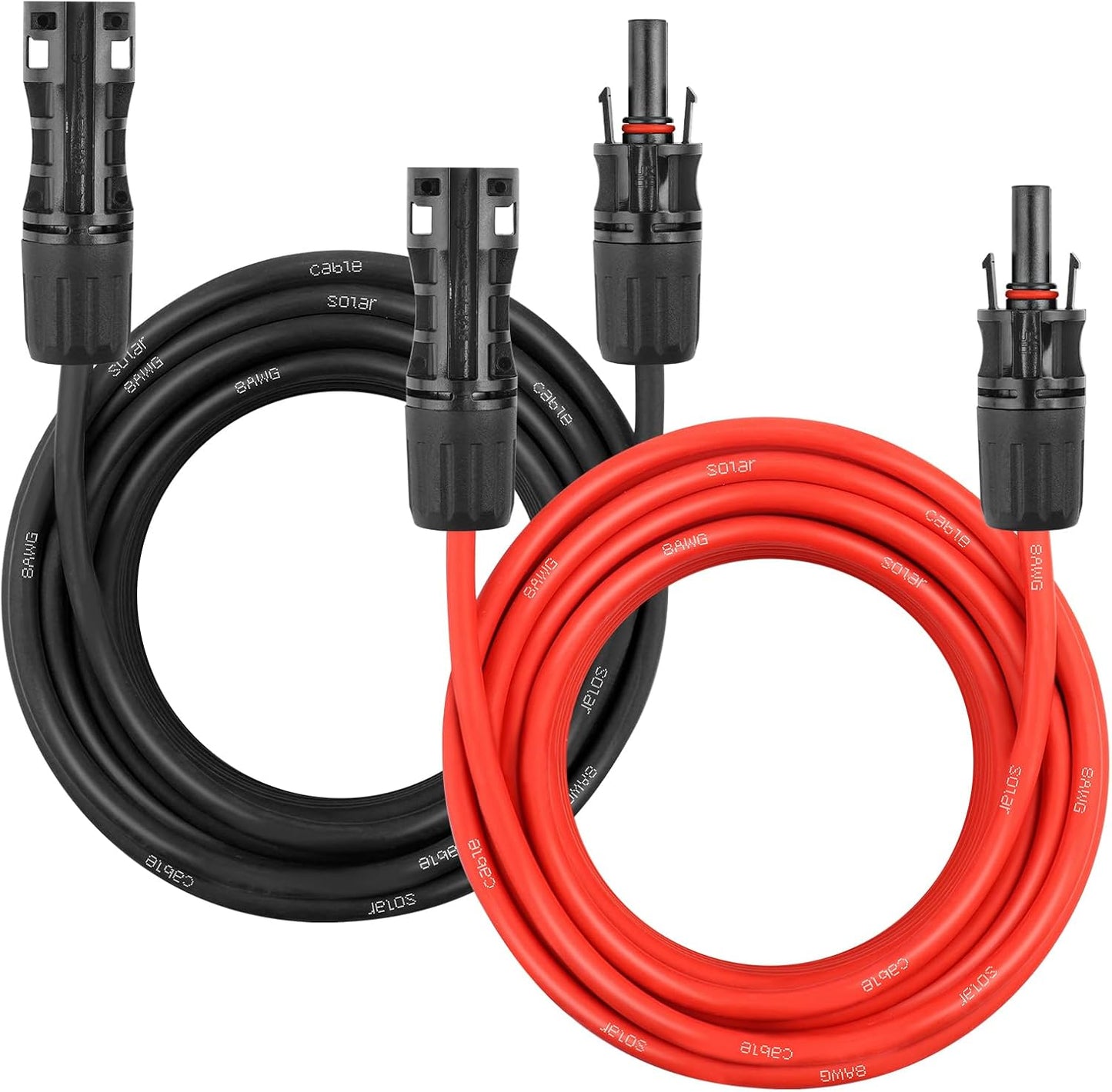 8AWG Solar Panel Extension Cable - 25FT Durable Wire Cord