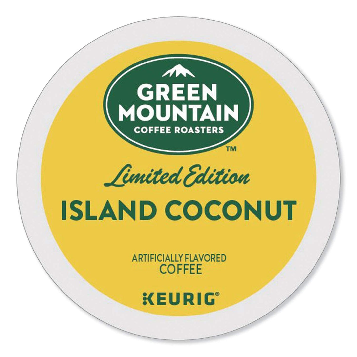 Green Mountain Coconut Coffee 72ct - Exotic Island Flavor