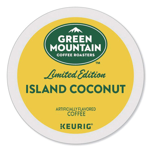 Green Mountain Coconut Coffee 72ct - Exotic Island Flavor