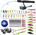 Ice Fishing Rod and Reel Combo Complete Kit - Ready-to-Go
