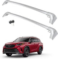 Silver Heavy Duty Roof Rack Cross Bars Replacement for Highlander