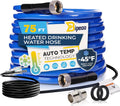 75FT Heated Water Hose for RV - Prevents Freeze to -45F