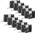 GREENCYCLE 18mm Compatible Ptouch TZe-241 Label Tape Pack - Durable