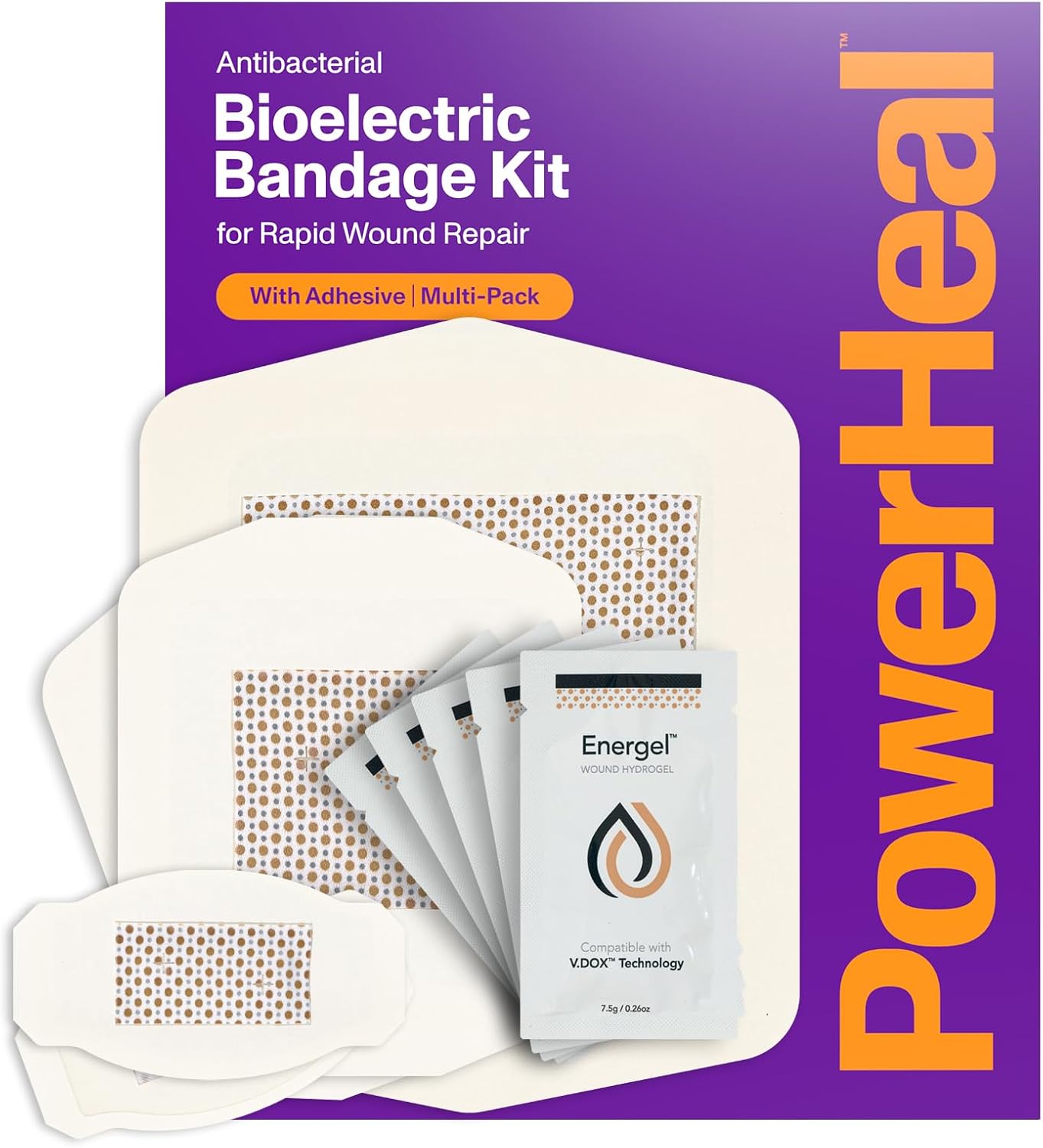 Bioelectric Bandage Kit for Fast Healing and Wound Care