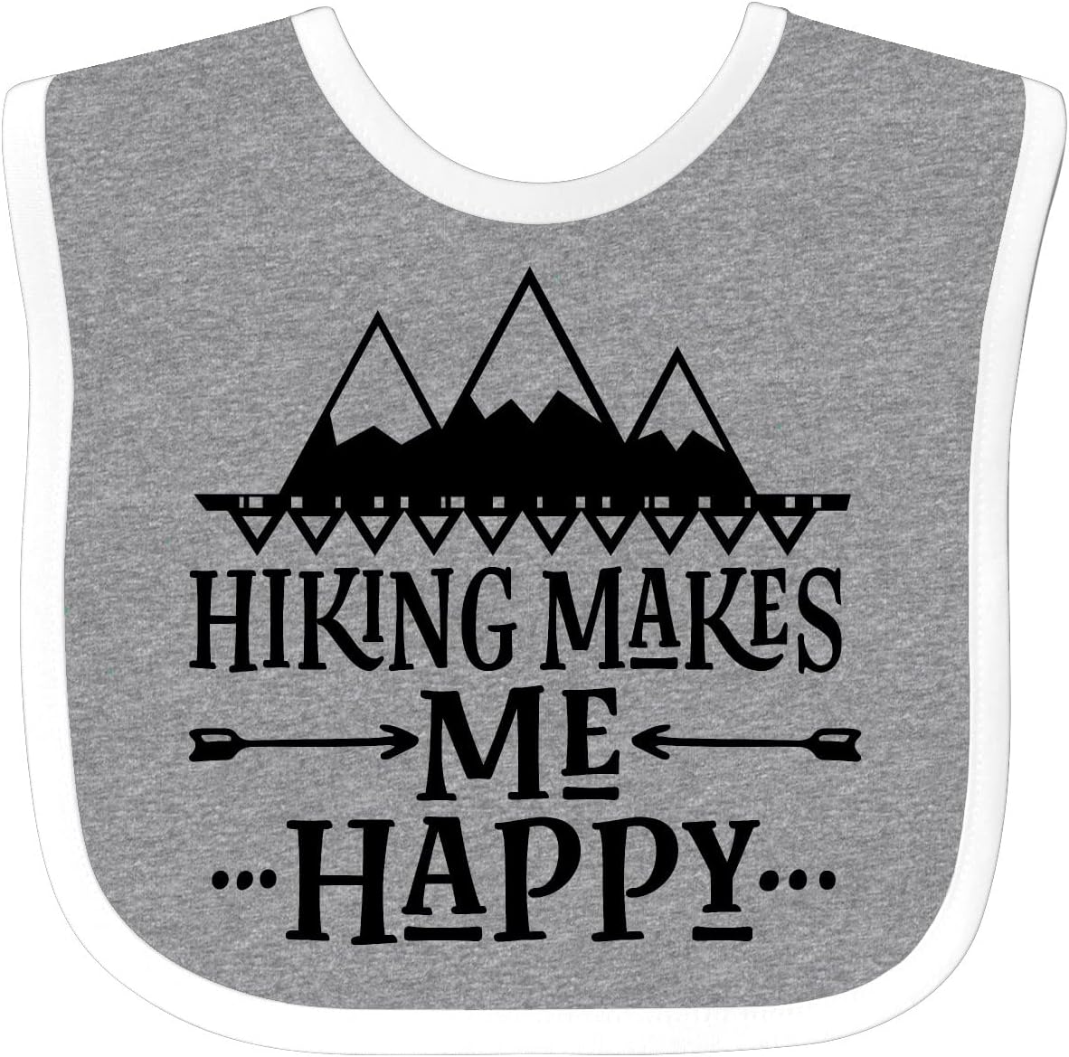 Hiking Happiness Mountain Baby Bib