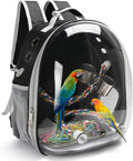Bird Backpack Carrier Travel Cage with Clear Bubble Window - Portable