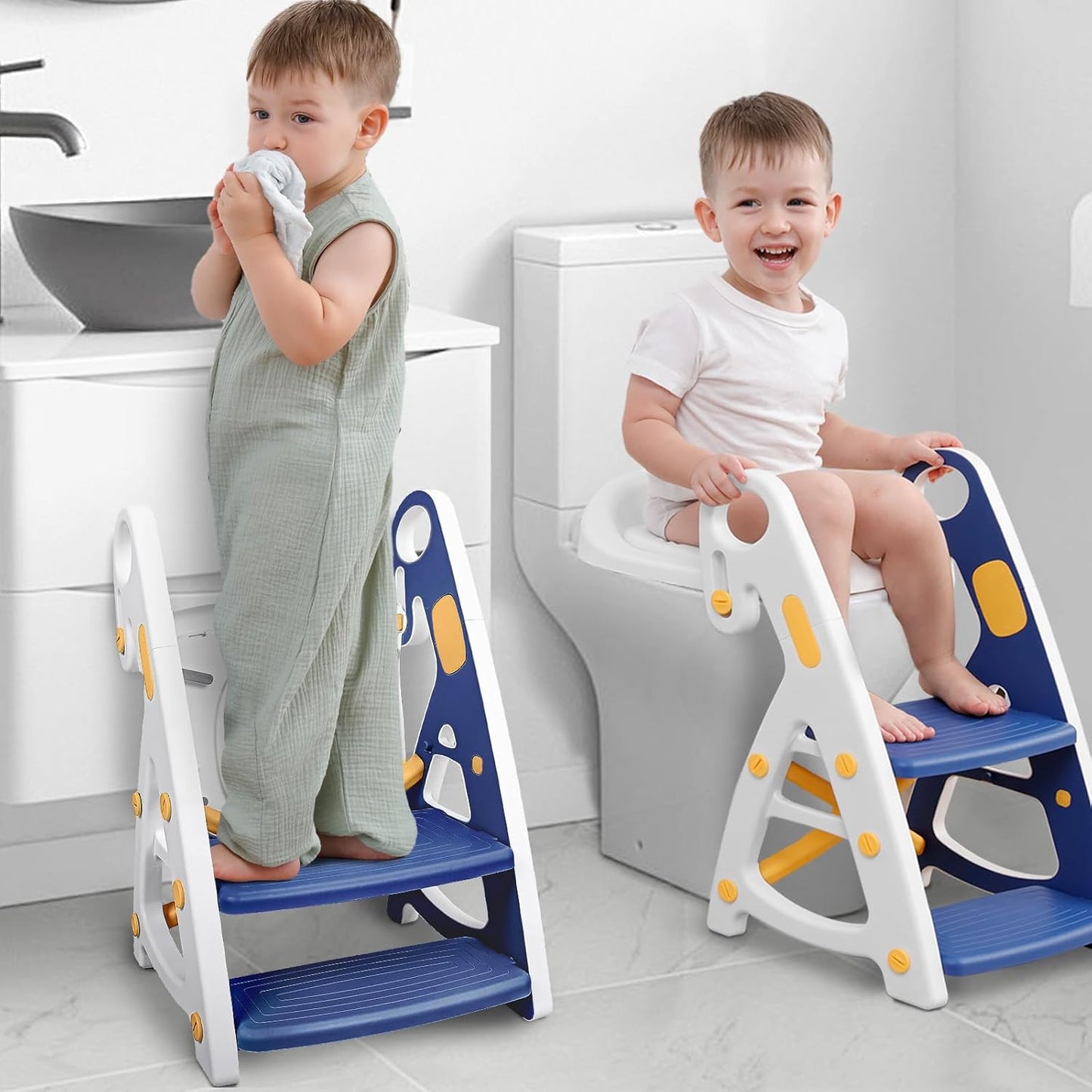 Primlect Potty Training Seat with Step Stool for Toddlers