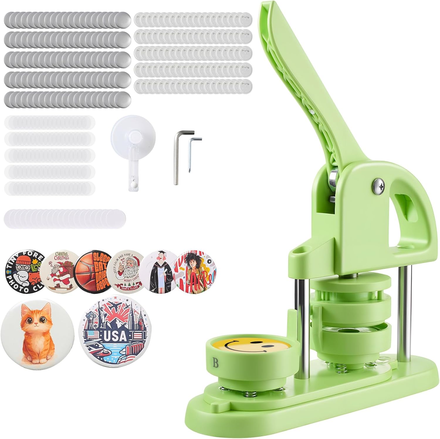VEVOR Button Maker Machine for DIY Badges and Personalized Pins