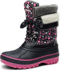 DREAM PAIRS Boys Girls Insulated Waterproof Winter Snow Boots - Warm