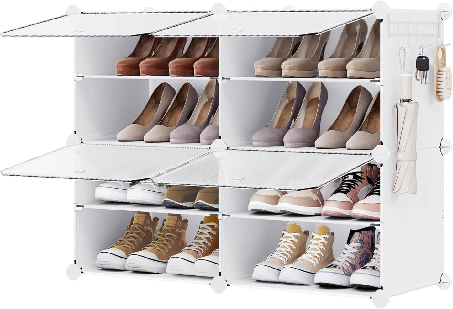 SONGMICS Shoe Rack Organizer - 4-Tier Storage Solution
