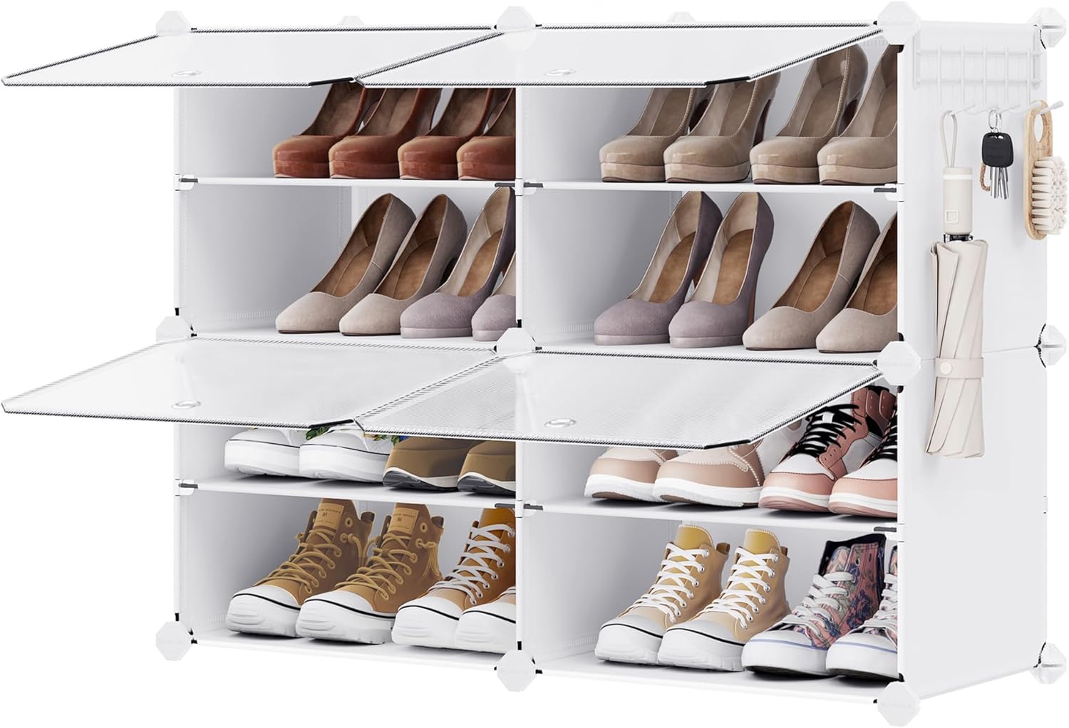 SONGMICS Shoe Rack Organizer - 4-Tier Storage Solution