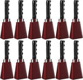 12 Pcs Large Cow Bell 9ft Cowbells with Handle - Loud Cheering Bells