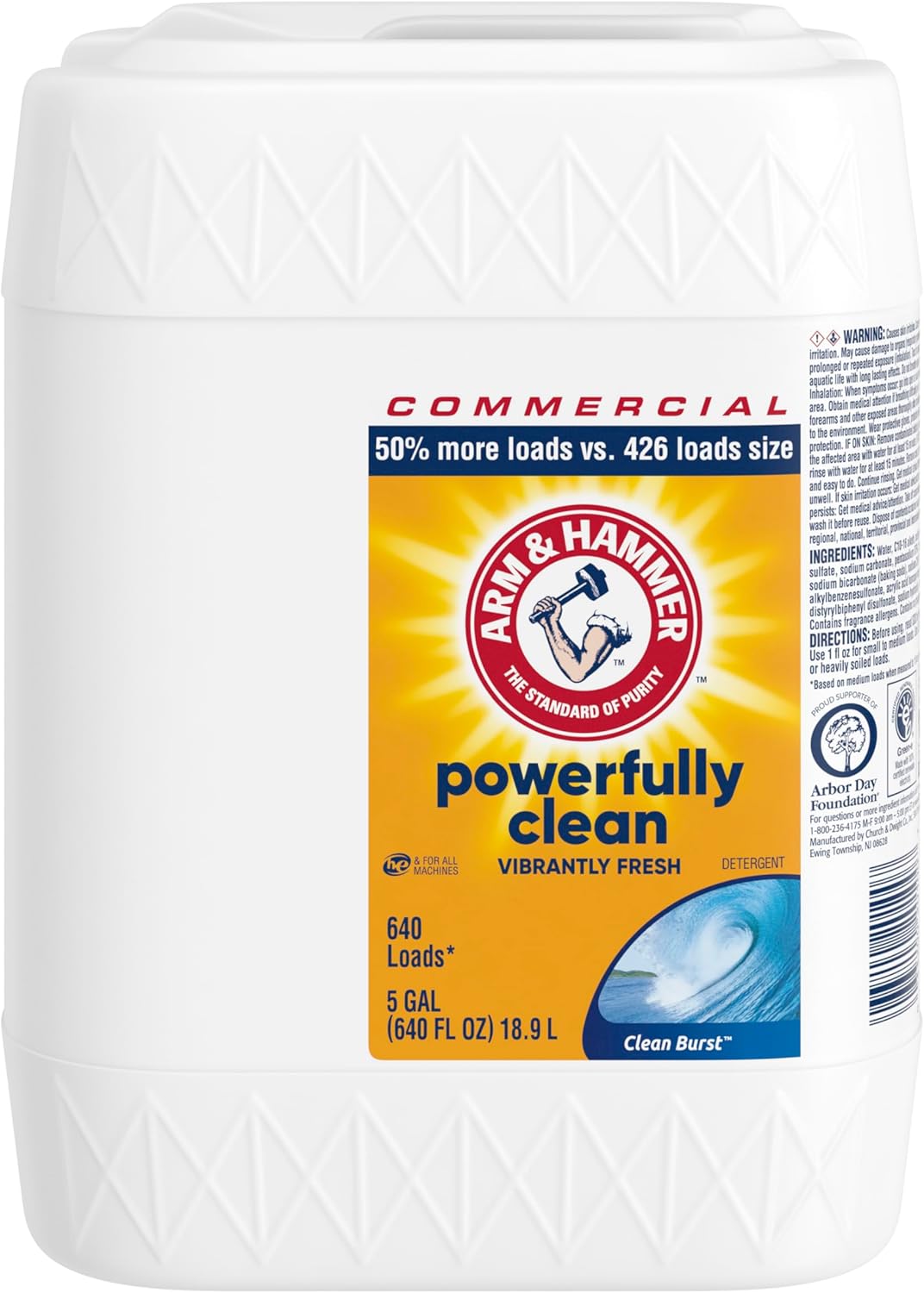 Arm & Hammer Liquid Laundry Detergent Professional, Clean Burst