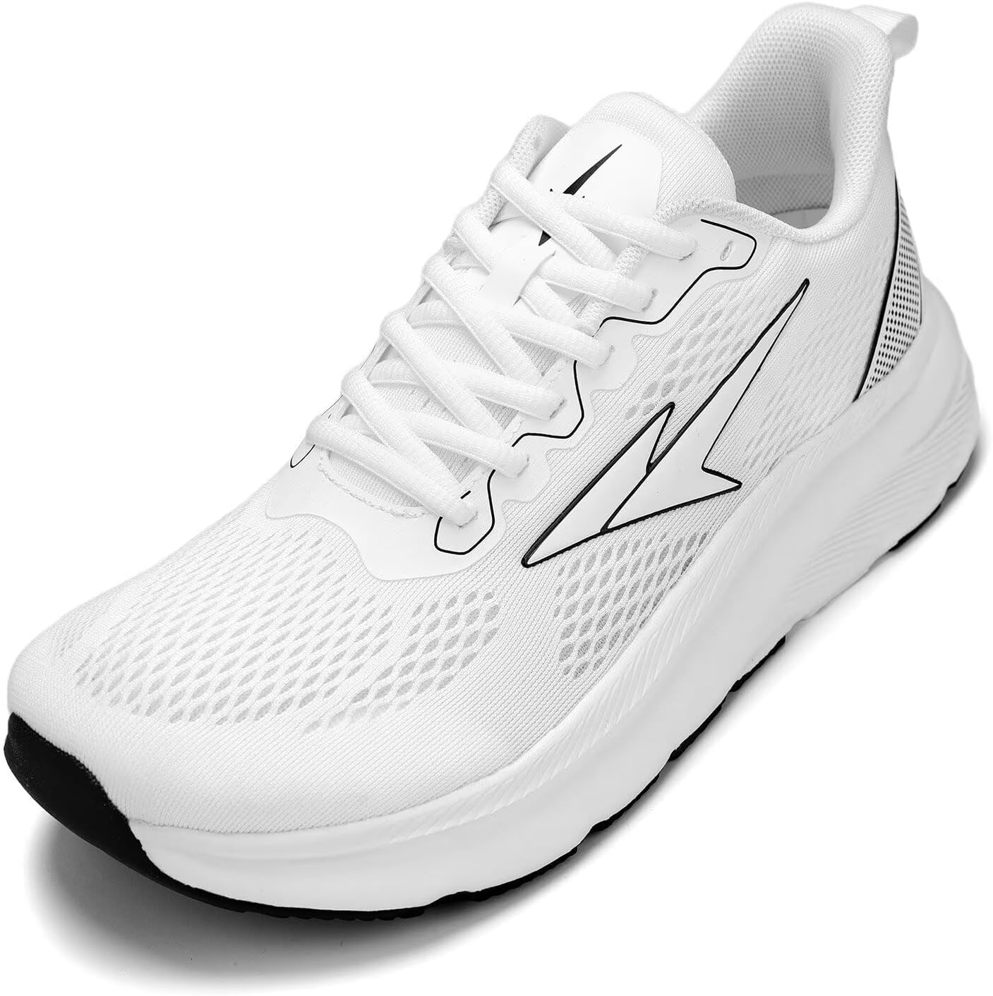 Mens Wide Walking Shoes Soft Sole Non Slip Comfortable Sneakers