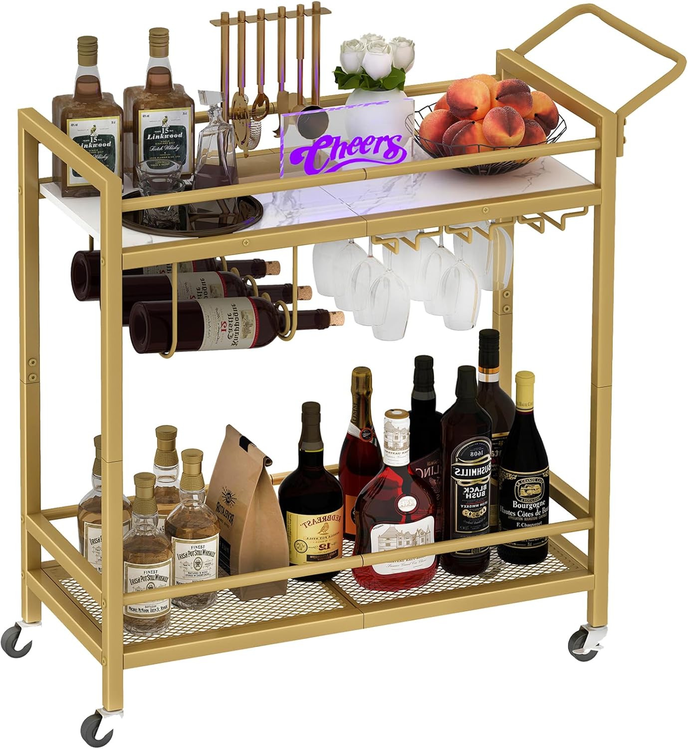 Mobile Bar Cart: Stylish Storage Solution
