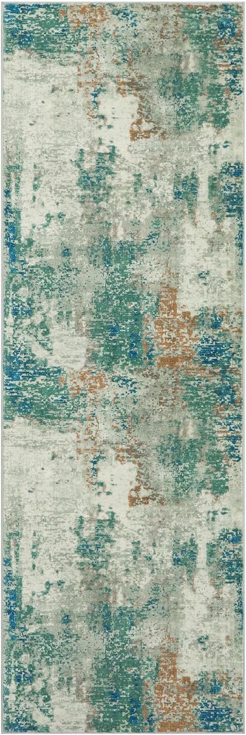 Lahome Modern Abstract Runner Rug - Stylish Non-Slip Accent Rug