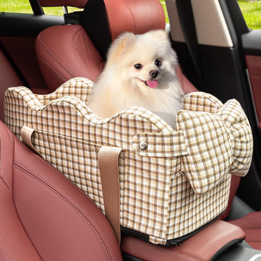 Portable Dog Car Seat - Secure Travel for Small Dogs