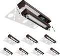 GKOLED 8-Pack Replaceable 6.8in LED Hardscape Lights - Warm 2700K